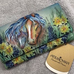 Anuschka hand painted wallet